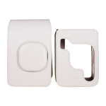 Kompaktse suurusega kiirkaamera &uuml;mbriskott PU-nahast &otilde;larihmaga, mis &uuml;hildub Fujifilm Fujiga