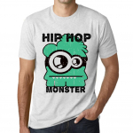 Meeste Vintage T-s&auml;rk Graafiline T-s&auml;rk Hip HOP Monster Vintage White XS anti-flash valge v&auml;rv