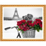 5D teemanthelmestega t&ouml;&ouml;d Tikandid Lilled isetegemise hobi roosi teemantmaali tehase m&uuml;&uuml;k Kodukaunistuse kingitus 20X30CM