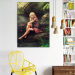 DINGPU DIY 5D Teemantmaal Teemanttikandid Ristpistes Maastikuga t&auml;is&uuml;mmargune puur Kodukaunistuse kingitus 20X30CM