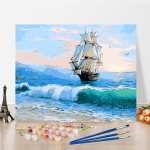 Kunst DIY maalimine numbrite j&auml;rgi Teemantmaal Kodusisustus Hobid Digitaalne &otilde;limaal &Otilde;limaal Numbrimaal 40x50cm no frame