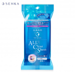 Senka A.L.L. Clear Sheet Cleansing Sheet that removes make up 10 Pcs / 44 Pcs - by Shiseido Japan 10 Sheets