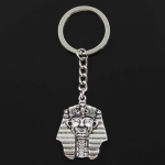 Mood Egiptuse King Tut Tutankhamen 36x28mm ripats 30mm v&otilde;tmehoidja pronks h&otilde;bedane v&auml;rv meeste auto kingitus v&otilde;tmehoidja h&otilde;be