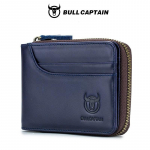 BULLCAPTAIN RFID meeste rahakott ehtsast nahast rahakott, disaineri kaubam&auml;rgiga rahakott, sidur, nahast rahakott, meeste rahakoti kaardihoidja sinine