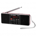 V&otilde;imas FM-raadio Lihtsalt kasutatav MP3-helim&auml;ngija Vastupidav mini-digitaalstereok&otilde;lar MP3-m&auml;ngija