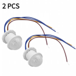 1/2/4tk PIR-andur valgusdetektori detektor nutikas l&uuml;liti LED 110V 220V infrapuna liikumise PIR-i automaatse anduri l&uuml;liti sisse v&auml;ljas 2 PCS