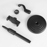 VAORLO 360&deg; reguleeritav reaalajas telefonihoidja telefoni alus lauahoidja kokkupandav hoidik iphone XiaoMi Huawei jaoks must