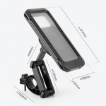 Universaalne jalgratta mootorratta telefonihoidik Samsung iPhone Xiaomi OPPO Huawei Moto Rollerile Veekindel kokkuklapitav mobiiltelefoni &uuml;mbris Statiivi tugi Capa Suitable for under 7 inch must