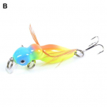 4,5 cm / 3,4 g ABS k&otilde;va s&ouml;&ouml;t Vivid Shark Hook Deformatsioonivastased Minnow Baits kalap&uuml;&uuml;gitarbed