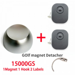 Originaal 15000GS EAS Magnetic Golf Detacher Sildi eemaldaja Universaalne Magnet Eas Golf Detacher Turvaluku v&otilde;ti 1 konks 2 Sildiga
