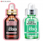 Rojukiss Akne/Pinduv/Punane seerum/Gluta/HYA/Omega/Perfect/Repair/Valge/Tsingi poorideta 5X intensiivmask 25 ml - Tai nahahooldus White 1 & Zinc 1