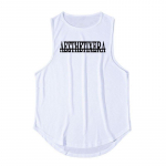 Muscleguysi meeste suvised lahtised ja mugavad kulturismiga tr&uuml;gitud topid Mood Varrukateta T-s&auml;rk Lihtsad vabaaja fitnessi aluss&auml;rgid M must