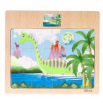 (H0826)Puidust puslem&auml;nguasi Lastele koomiks Loomade liiklust &otilde;ppivad puslem&auml;nguasjad