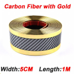 1M s&uuml;sinikkiust kummist stiilsed autokleebised l&auml;vepaku kaitsekaubad tarvikud s&uuml;sinikust l&auml;vepakud autotarvikutele 1M*5CM&1PC