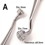 Dental Bone Compactor Surgical Implant Bone Grafting Packer Serrated Tip Bone Plugger filling tool Autoclavable 1 piece Large