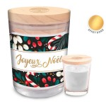 Les Tr&eacute;sors De Lily [A3725] - l&otilde;hnak&uuml;&uuml;nal  Merry Christmas  roheline punane - 92x70 mm (vanilje) mitmev&auml;rviline