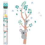 Les Tr&eacute;sors De Lily [R3409] - kleebiste leht  Koalas  hallroheline - 50x70 cm roheline