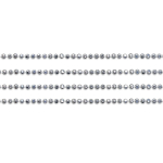 Les Tr&eacute;sors De Lily [R4057] &ndash; h&otilde;bedane h&otilde;bekett  Micro-Billes  (roodiumiga kaetud) - 45 cm 1 mm (teemant) h&otilde;be