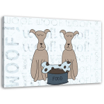 Feeby l&otilde;uenditr&uuml;kk, koeraluu 60x40 sinine