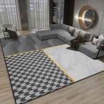 Kodu Vaip Minimalistlik Stiil Siseruumide P&otilde;randamatt Elutuba Mustust H&uuml;lgav P&otilde;randamatt Kohev Pl&uuml;&uuml;svaip Libisemisvastane P&otilde;randamatt 180*250cm