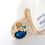 Kuumimad kullast pisarakristallidest kaelakeed, v&auml;rvilised pikad kristallist kividest kaelakeed odavate ehete hulgim&uuml;&uuml;k oranž