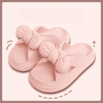 WTEMPO Bowknot-sussid naistele siseruumides EVA paksust tallast Mugav ja armas pehme tald &uuml;hev&auml;rvilised t&uuml;druku stiilis armsad ja mitmek&uuml;lgsed vabaaja sandaalid 36-37 beež