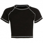 T&auml;navar&otilde;ivaste &uuml;laosa naiste Y2K vintage tanktop suvine gooti punks&auml;rk Gooti T-s&auml;rk S must
