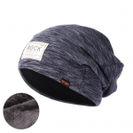 Beanie Hat Pehme Hea veniv Euroopa ja Ameerika Baggy Slouch Stretch Outdoor aksessuaar One Size tumesinine v&auml;rv