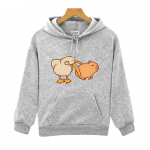 Pelicani ja Capybara kapuutsid V&auml;ga armas dressipluus poisile t&uuml;drukule pikkade varrukatega topid Laste beebiriided Y2k riided Pullover lastele 130 hall v&auml;rv