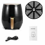 4,5-liitrine 1400 W &otilde;hufrit&uuml;&uuml;r &Otilde;livaba tervisefrit&uuml;&uuml;r Multif Touch LED-frit&uuml;&uuml;r ilma &otilde;lita Airfryer kana friikartulid pitsa 4.5L&EU must