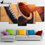 HD-prinditud 5-osaline l&otilde;uendikunst Klassikalise kitarri l&otilde;uendi maalimine seinapildid elutoa sisekujunduseks CU-2555C 20x35cm*2 20x45cm*2 20x55cm*1