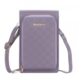 Baellerry Fashion naiste &otilde;lakotid Klassikaline kunstnahast Crossbody k&auml;ekott naistele lukuga telefonikotid 19cm*11.5cm*4.5cm lilla