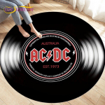 Klassikalise muusika vin&uuml;&uuml;lplaadi &uuml;mmargune vaip, vaibad elutoa toolide kaunistamiseks, roomav pehme libisemiskindel p&otilde;randamatt Diameter 120cm