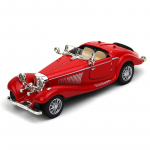 1:28 Scale Benz 500K tagasit&otilde;mmatav survevalu metallist antiikne klassikaline mudelautod kollektsioneeritavad m&auml;nguasjade kingitused (Pikkus 6,5 tolli / 16,8 cm) 16.2x5.7x4.8cm