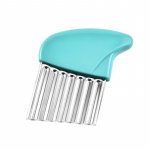 2 tk Laineline friikartuli l&otilde;ikur roostevabast terasest kartulil&otilde;ikur K&ouml;&ouml;giviljal&otilde;ikur K&ouml;&ouml;giviljal&otilde;ikur Vastupidav k&ouml;&ouml;gividinate l&otilde;ikur 2pcs sinine