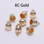 50 tk/partii otsaots Tuttk&uuml;barad helmed kaelakee &uuml;mmargune nahast juhe krimpsu otsam&uuml;tsid Ehete kinnitusvahend isetegemise tarvikute otsimine 10mm x 50pcs