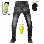 Mootorratta teksad meestele+retro vabaaja p&uuml;ksid kukkumisvastased p&uuml;ksid+elastsed rattap&uuml;ksid+kevlari rebenemiskindlad mootorrattap&uuml;ksid M must