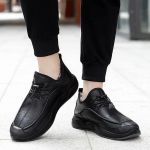 Winter Plus Velvet Meeste vabaaja puuvillased kingad Vanad puuvillased kingad v&auml;lijalatsid 43 must