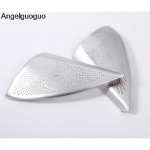 Angelguoguo Aluminum alloy For BMW X1 F48 2016 2017 car Audio Speaker Loudspeakers loud speaker cover Trim h&otilde;be