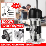 1000W 110-220V 32000r/min Puidufreesi t&ouml;&ouml;riistade kombineeritud komplekt Elektrilised puidut&ouml;&ouml;tlemismasinad Power Puusepat&ouml;&ouml;d K&auml;sitsi freesimist&ouml;&ouml;riistad