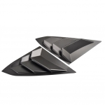 2 TK ABS tagumine veerandpaneel, akna k&uuml;ljereisid s&uuml;sinikkiust v&auml;rvi &otilde;hutusava kleebise kate Honda Civic Type R jaoks Low Gloss