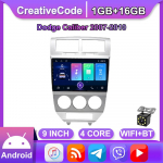 9-tolline autoraadio For Dodge Caliber 2007-2010 auto multimeedia videopleier Autostereo raadio GPS-navigatsioon WIFI 1+16GB