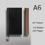 (Tasuta logo graveerimine) A5/A6/B5 pehmest nahast m&auml;rkmik, &auml;rikohtumise protokolliraamat, &otilde;pilasp&auml;evik, m&auml;rkmik A6 must