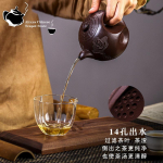 Yixing k&auml;sitsi valmistatud lilla savipott toormaagi Zini Avenue to Jianhu joogipu'er kungfu teekomplekt Hiina teekann 360ml 1pcs China