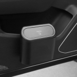 Universaalne korraldaja auto klapiga pr&uuml;gikast rippuv s&otilde;iduki pr&uuml;gi tolmukast hoiukast must ABS ruudukujuline pressimine pr&uuml;gikasti 15.5cm&times;14cm&times;6.5cm must