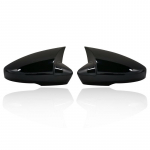 Paar auto tahavaatepeegli katted k&uuml;ljepeegli katted Skoda Octavia Mk3 A7 5E 2014- VW T-Roc T-crossile 2018- Glossy Black