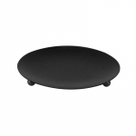 Rauast musta kullaga kaetud k&uuml;&uuml;nlahoidjad, samba metallplaat pulmapeofestivali jaoks k&uuml;&uuml;nlajalgade hoidja kunst kingitus kodukaunistus must