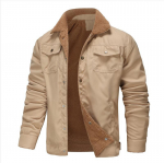Talvemantel fliisist kargojope 4 taskuga rev&auml;&auml;rkrae Trucker puuvillane t&ouml;&ouml; meeste S