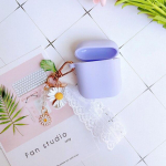 Luksuslik armas Korea lilledega kaunistus&uuml;mbris Apple Airpodsi jaoks. Korpuse ornament Tarvikud Bluetoothi ​​k&otilde;rvaklappide silikoonkattega v&otilde;tmehoidja