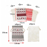 2023. aasta j&otilde;ulude loendus advendikott 24 p&auml;eva j&otilde;ulude advendikalendri kott Linasest seinale riputatav n&ouml;&ouml;riga kott Kinkekotid klambritega